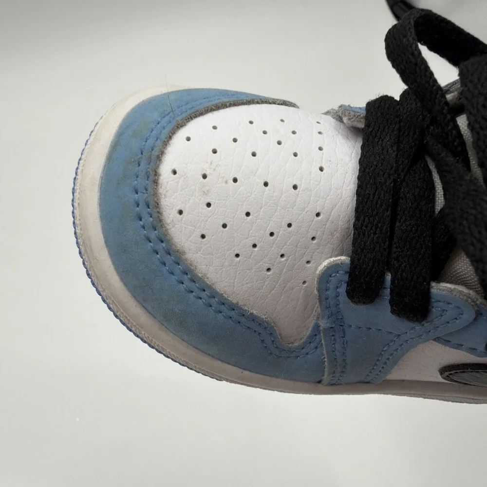 Jordan 1 High University Blue Toddler AQ2665-134 Air Jordan Retro UNC‎ 1s Sz 6C